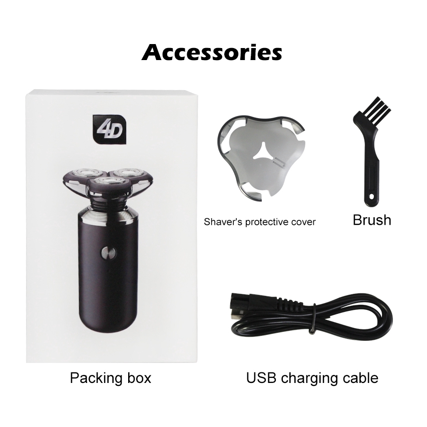 Máy cạo râu điện Ubeator chạy điện sạc lại được cho nam