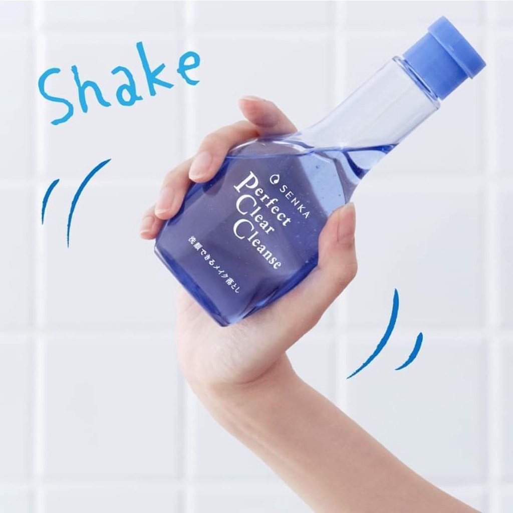 Gel Rửa Mặt Kiêm Tẩy Trang Senka Perfect Clear Cleanse 2 In 1 170ml