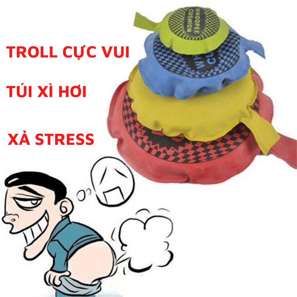 Đồ chơi túi xì hơi Whoopee Cushion siêu hài hước trêu đùa bạn bè