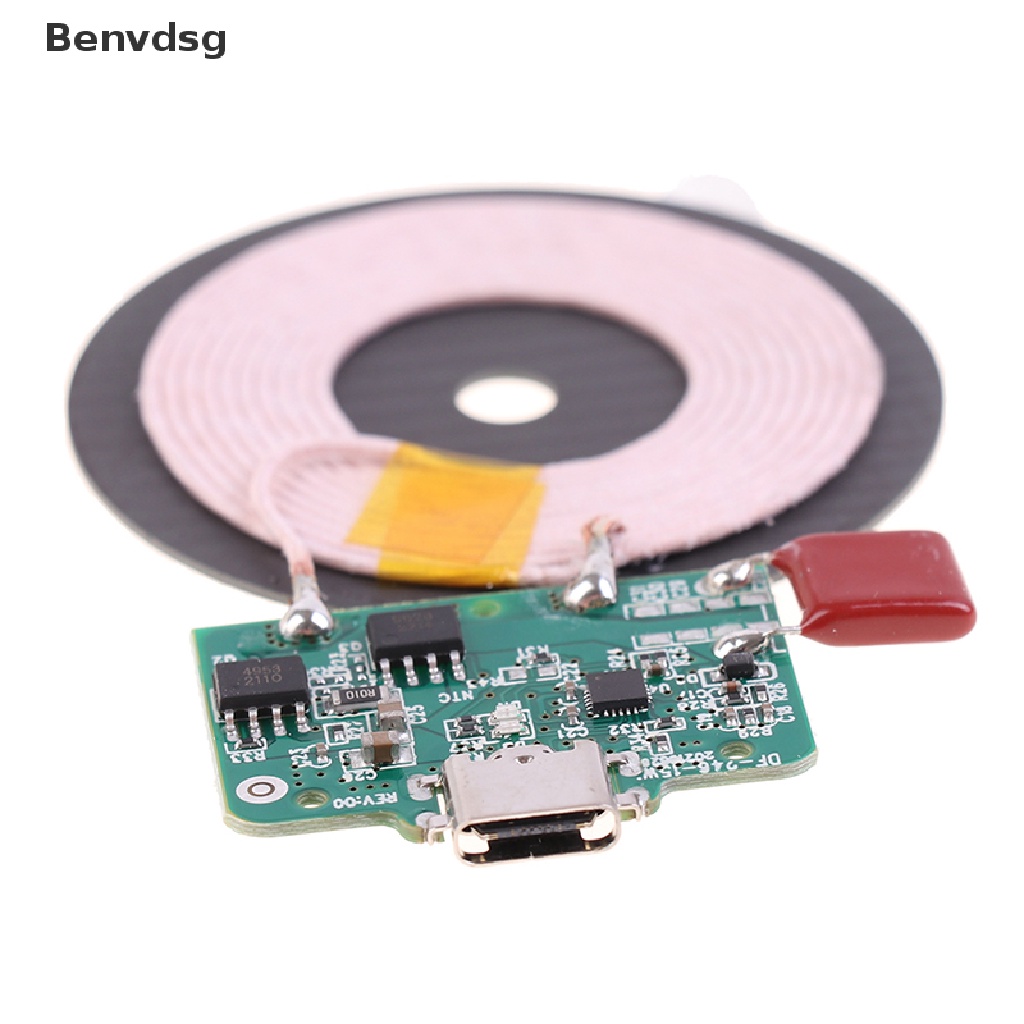 Mô đun sạc nhanh không dây qi 15w kèm hộp mạch pcba