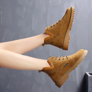 [Quảng Châu] Giày Boot Martin Da Lộn Hàn Quốc 2018