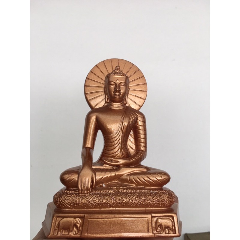Tượng nhỏ xe hơi -Phật ngọc hòa bình 14,5cm và 20cm- Xúc địa ấn