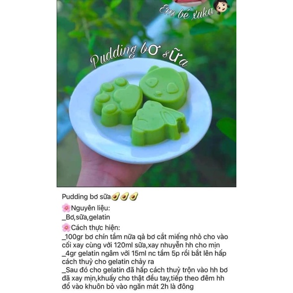 Khuôn hấp trứng, làm bánh cho bé