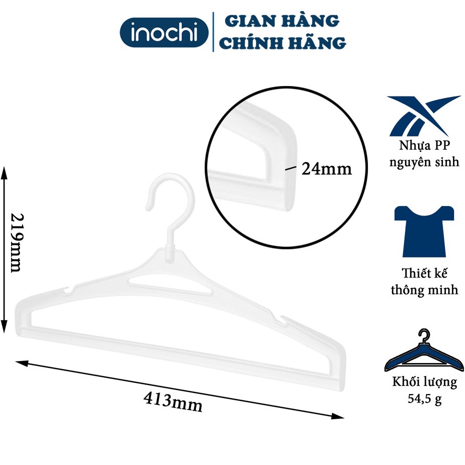 Móc Áo quần áo các loại INOCHI nhựa đa năng treo thông minh người lớn trẻ em đầy đủ các mẫu mã mới nhất trên thị trường