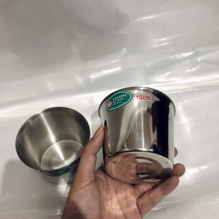Cốc, ly inox 1 lớp làm đá, bánh, caramen