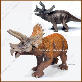 Mô Hình Khủng Long Tê Giác 3 Sừng Triceratops - Nâu - 7736.5
