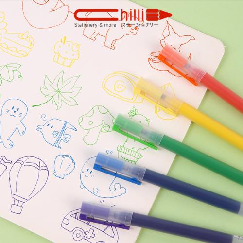 Bút Gel Ink Beifa Rainbow Ngòi 0.5mm Nắp Đậy Tiện Lợi, Nhiều Màu Xinh Xắn