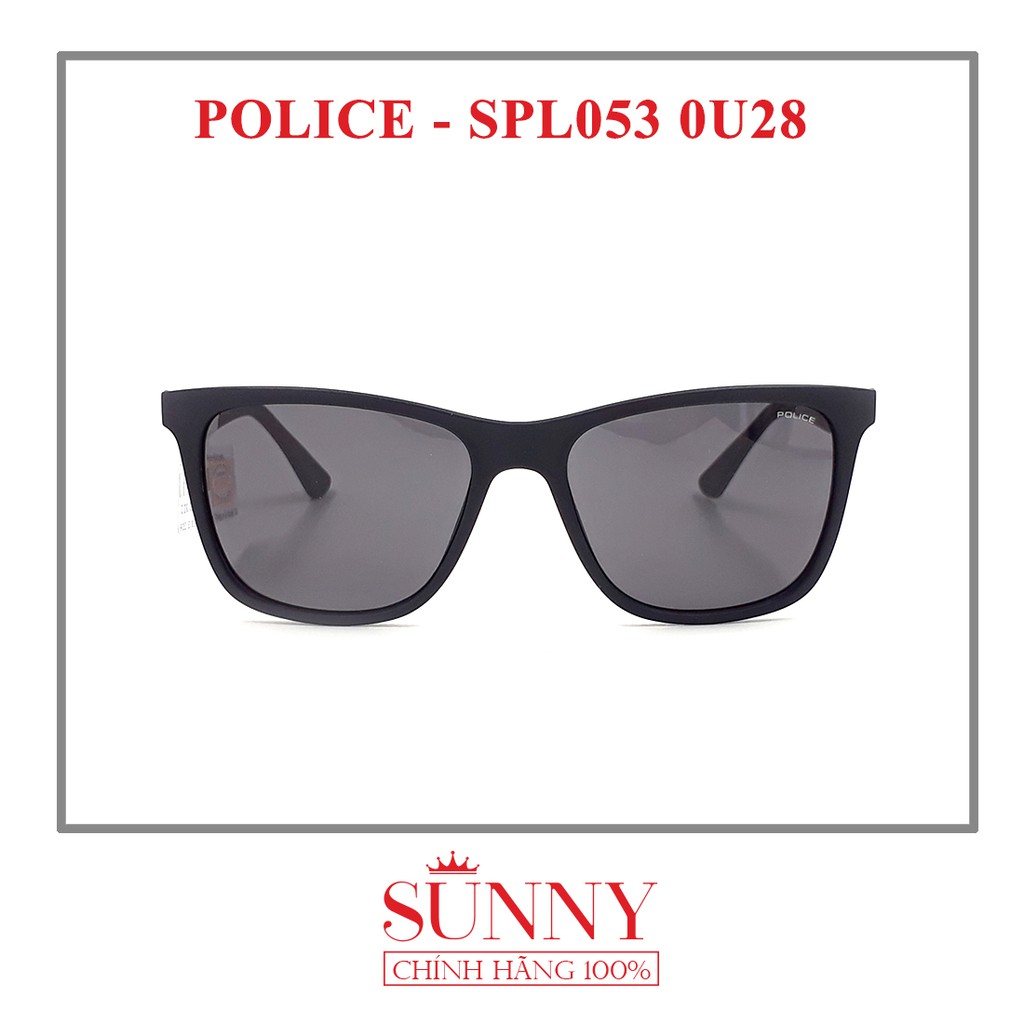 Kính mát thời trang chính hãng Police SPL053 0U28, thiết kế dễ đeo bảo vệ mắt