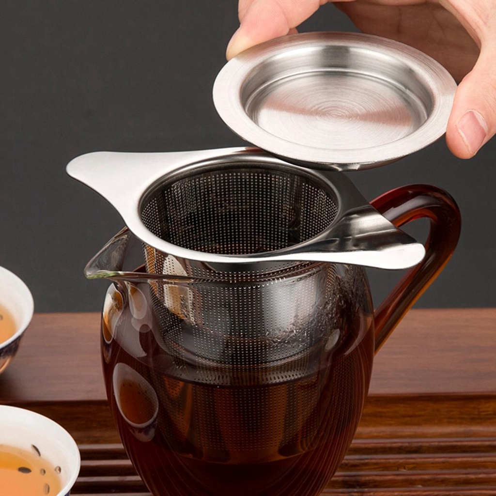 Dụng Cụ Lọc Trà Bằng Thép Không Gỉ Thanh Lịch