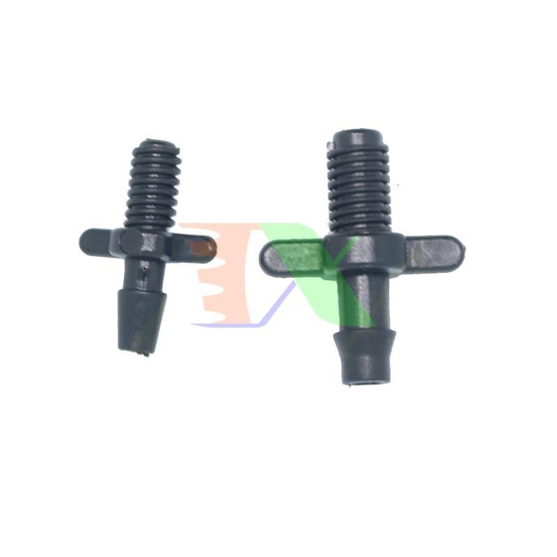 Khởi thủy 1 đầu gân 4/7 1 đầu ren 5 mm TKR47, Khởi thủy ren cho ống PE, LDPE, HDPE, PVC Φ4/7