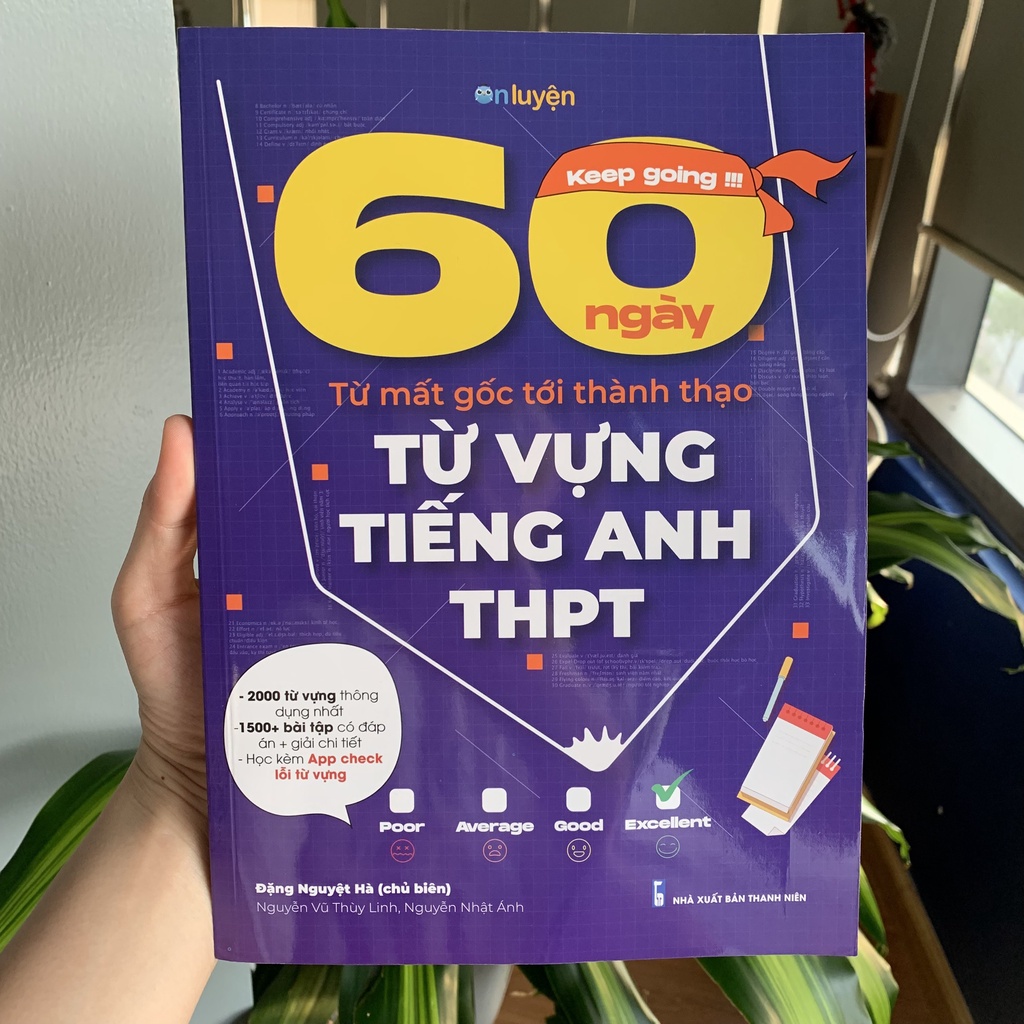 Sách 60 ngày từ mất gốc tới thành thạo Từ vựng Tiếng Anh THPT - Nhà sách Ôn luyện