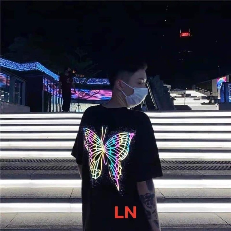 Áo phông bướm rỗng to phản quang 7m TH6