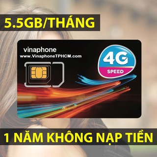 Sim 4G - D500 vinaphone miễn phí 1 năm không nạp tiền