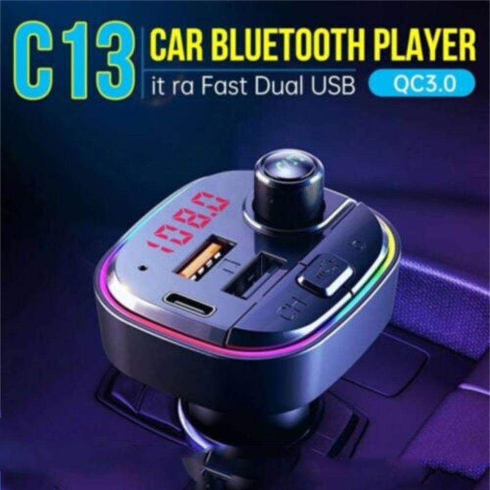 Bộ SạC Nhanh BTLIMER Bluetooth FM Đa Năng 2 CổNg USB TiệN DụNg