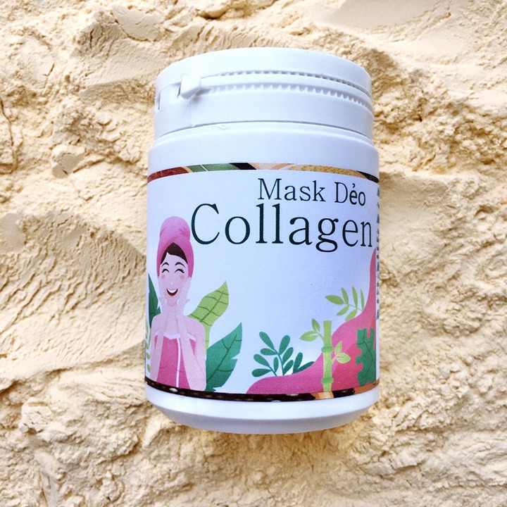 Mask dẻo 200g Vàng Nano 24k Collagen Ling Có giấy VSATTP giấy ĐKKD nhiều công dụng