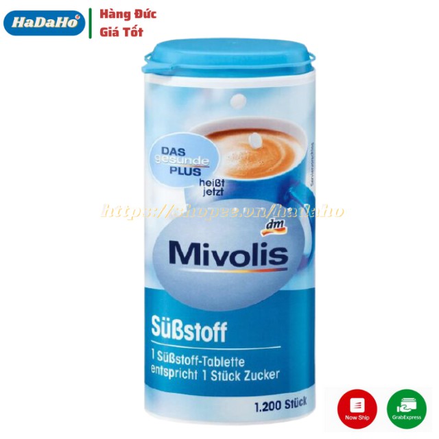 Đường ăn kiêng Mivolis Substoff 1200v Đức