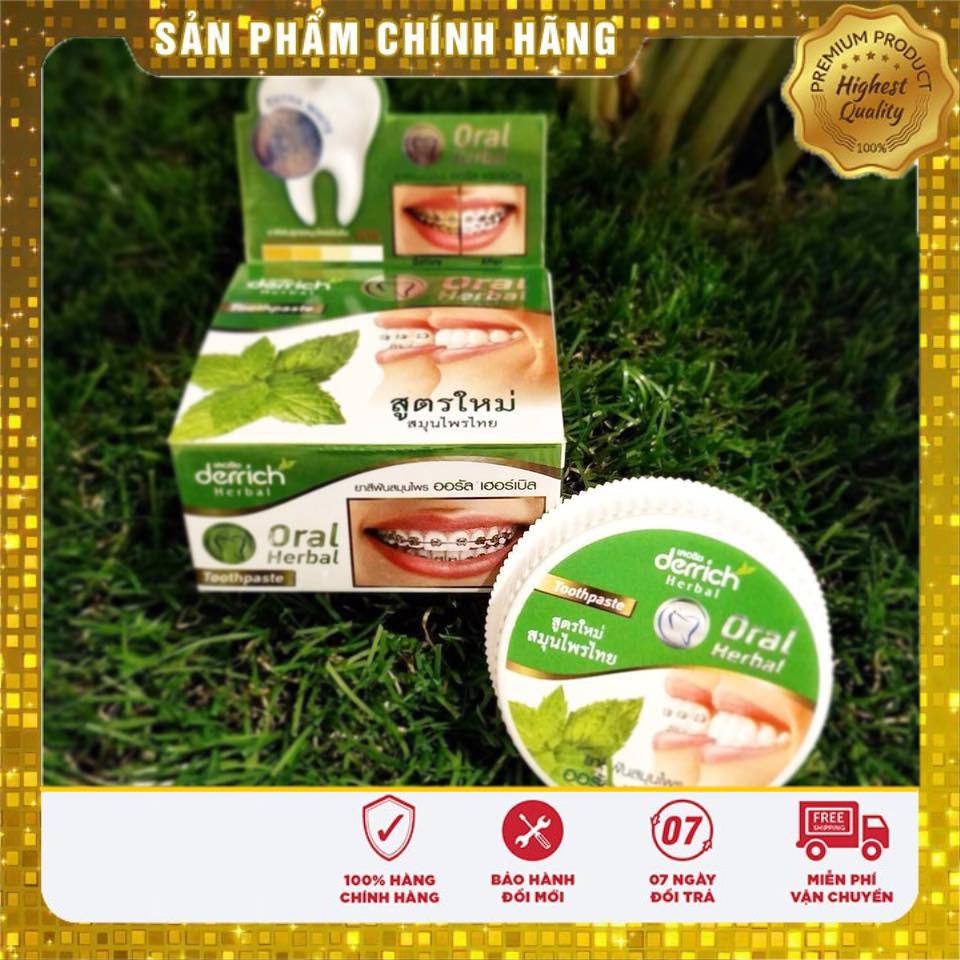 Bột trắng răng Derrich Bạc Hà/Quế Thái Lan