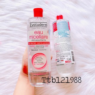 Nước Tẩy Trang Evoluderm 500ML