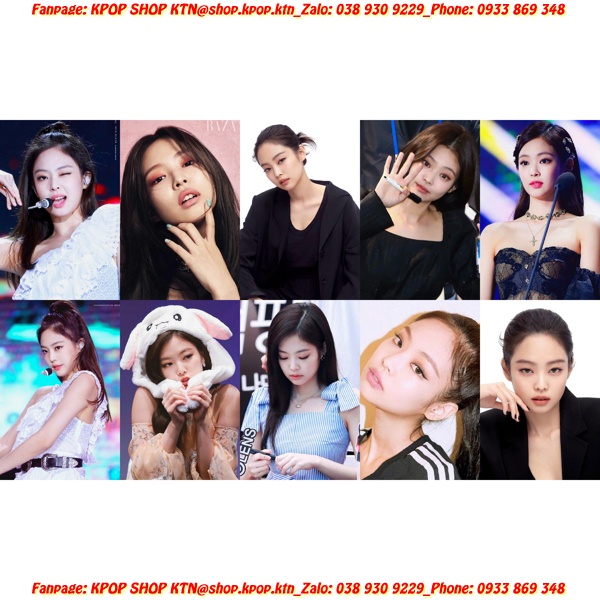 CARD BO GÓC JENNIE BLACK PINK