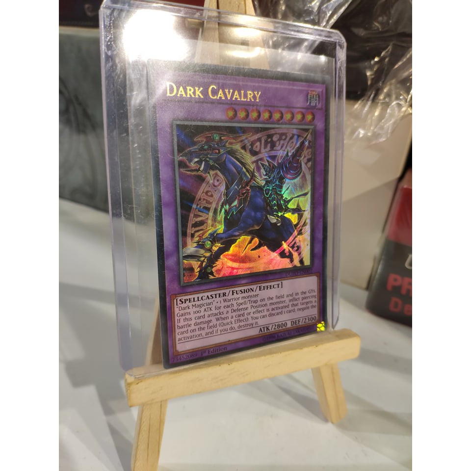 [ Dưa Hấu Yugioh ] Lá bài thẻ bài Dark Cavalry – Ultra Rare - Tặng bọc bài nhựa bảo quản