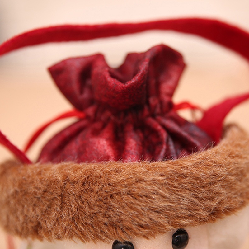 Túi đựng kẹo/quà hình người tuyết/tuần lộc/ông già noel trang trí nhà cửa dịp giáng sinh