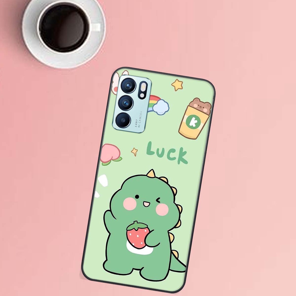 Ốp lưng Oppo RENO 6 5G in hình khủng long , gấu nâu xinh xắn, siêu cute  mà còn vô cùng RẺ -ĐẸP