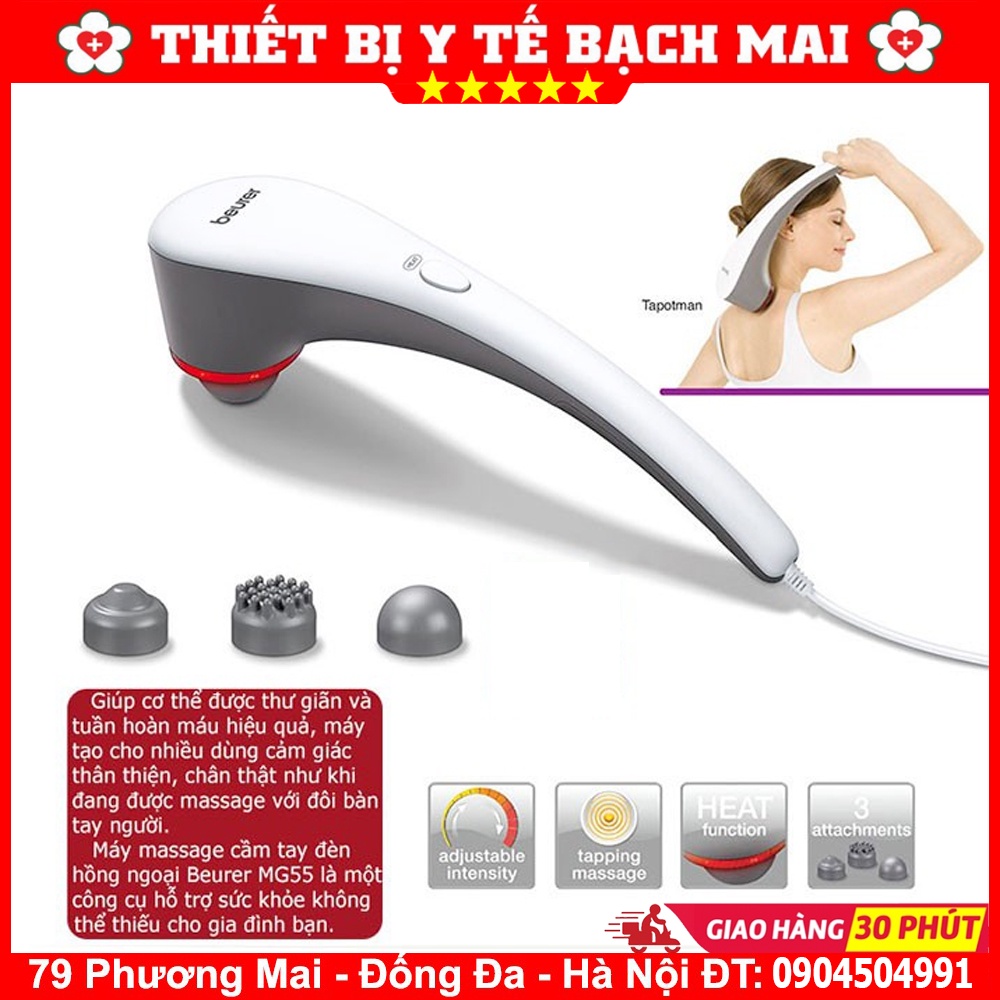 Máy Massage Cầm Tay Đèn Hồng Ngoại Beurer MG55 Nhập Khẩu Đức