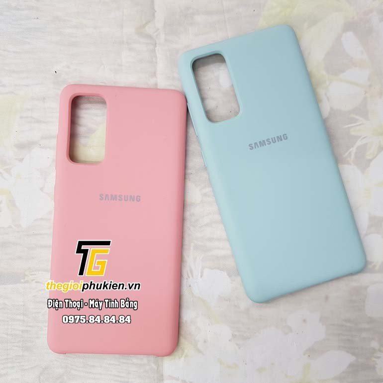 Ốp lưng Samsung S20 FE silicon cao cấp mịn chống bám bẩn