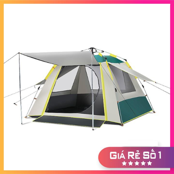Lều Cắm Trại 𝗙𝗥𝗘𝗘 𝗦𝗛𝗜𝗣 Cho 3-4 Người Lều Picnic Tự Bung Lều Dã Ngoại 1 Cửa Chính 3 Cửa Sổ Chống Nắng Chống Mưa