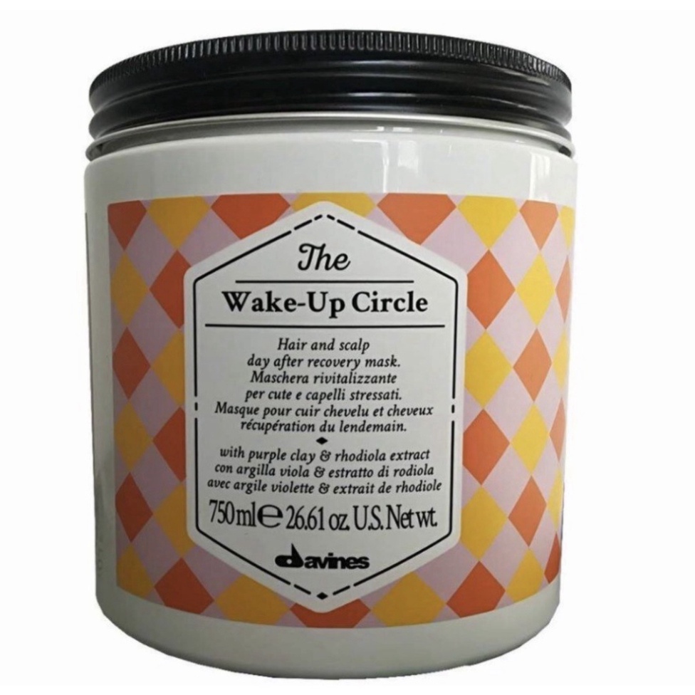 Mặt nạ tái tạo sức sống cho tóc và da đầu Davines The Wake Up Circle 750ml