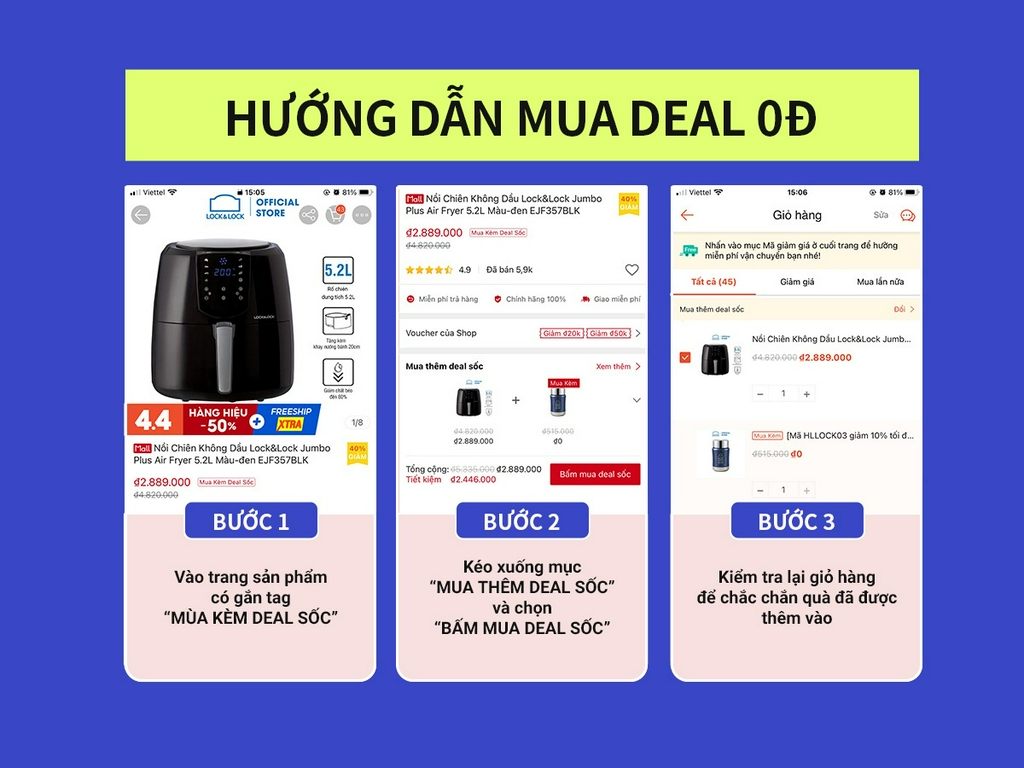 Lock&Lock Official Store (Cửa hàng chính hãng) Cửa Hàng Online Chính Hãng Shopee Việt Nam
