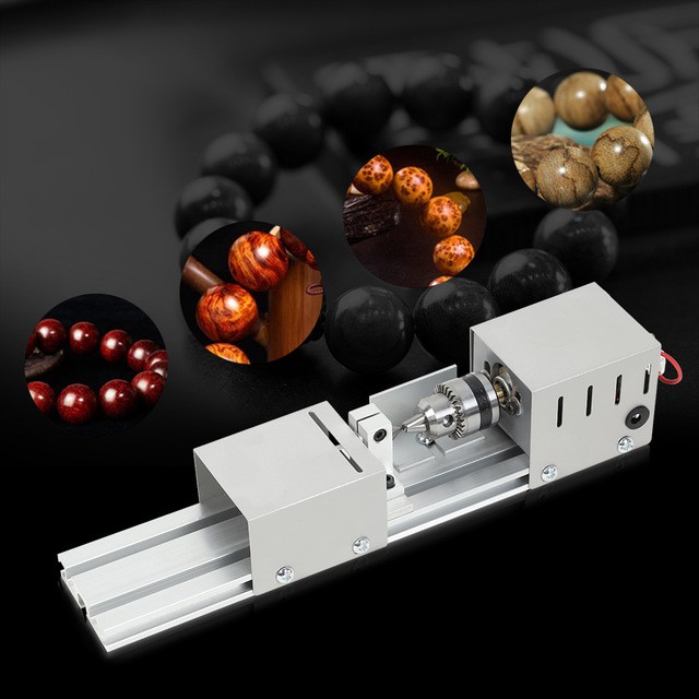Máy tiện gỗ - Máy tiện gỗ mini - Máy tiện vòng hạt mini