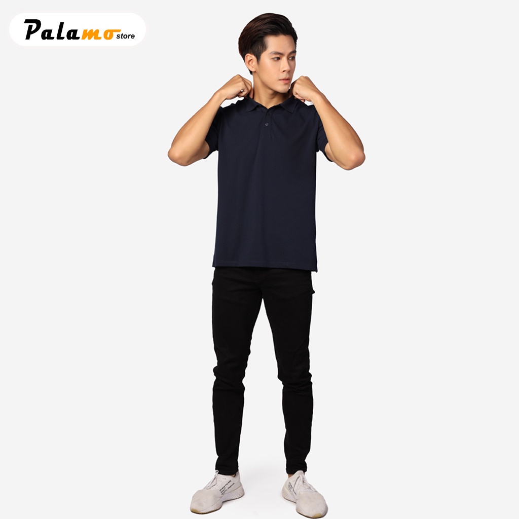 Áo thun polo nam COTTON COMPACT, áo phông nam trơn cao cấp chính hãng BASIC cổ bẻ trẻ trung lịch lãm chuẩn form PALAMO | BigBuy360 - bigbuy360.vn