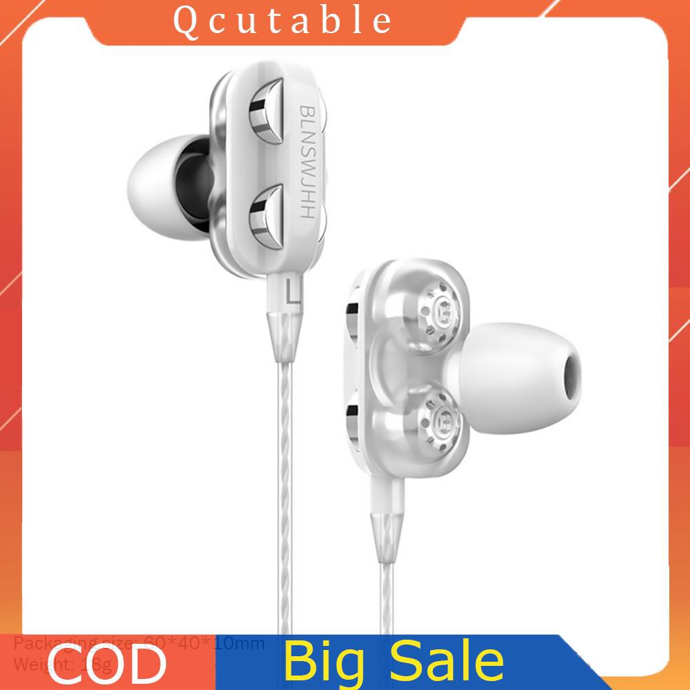 Tai Nghe Nhét Tai A4 Jack 3.5mm Có Micro Và Nút Điều Chỉnh Âm Lượng