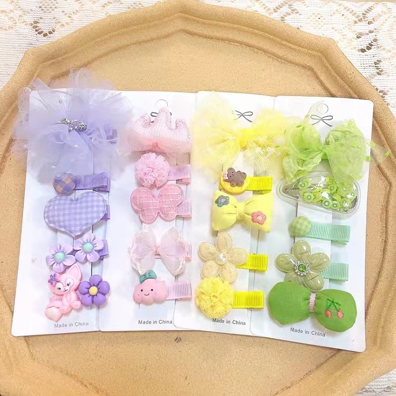 Kẹp Tóc Nhỏ Nhắn Dễ Thương Phong Cách Hàn Quốc Cho Bé Gái