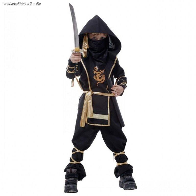 Bộ Đồ Hóa Trang Thành Nhân Vật Ma Cà Rồng Ninja Độc Đáo Ngày Halloween Cho Bé Trai