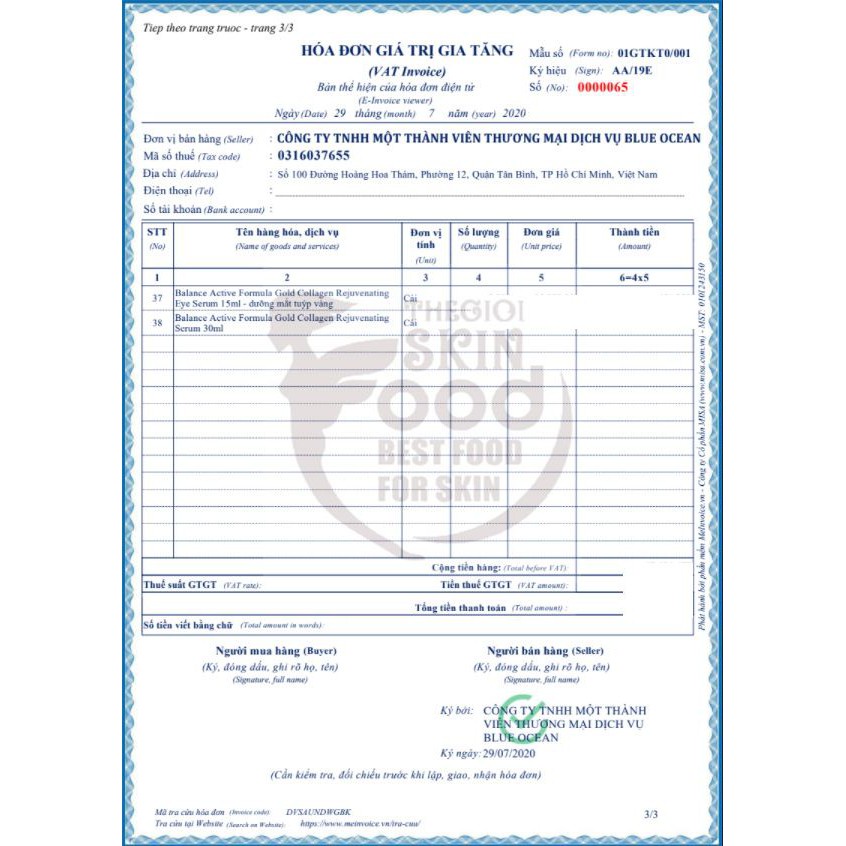 Tinh chất dưỡng trắng da, mờ thâm, dưỡng ẩm Balance Active Formula Serum 30ml (Vitamin C, Niacinamide, Hyaluronic)