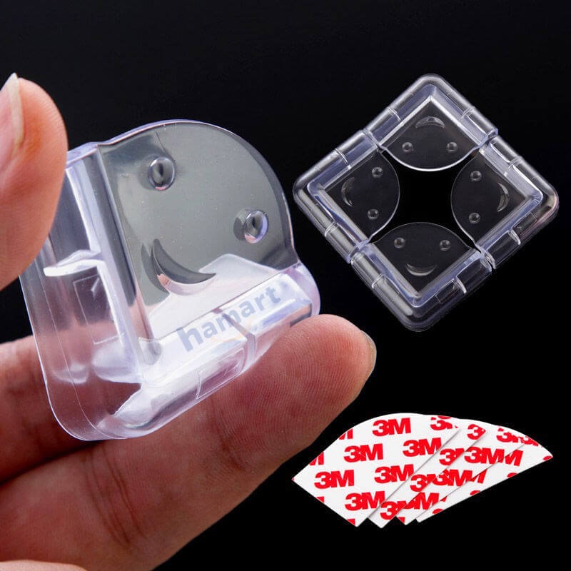 Sét 4 miếng bịt góc bàn silicon an toàn cho bé