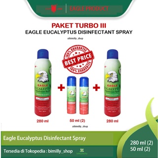 Mã515❤ Bình Xịt Khử Trùng Turbo Iii Eagle Eucalyptus