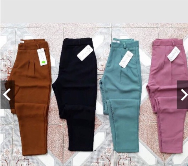 Quần Baggy Mẫu Mới Hàng Đẹp Phong Cách Công Sở Hàn Quốc