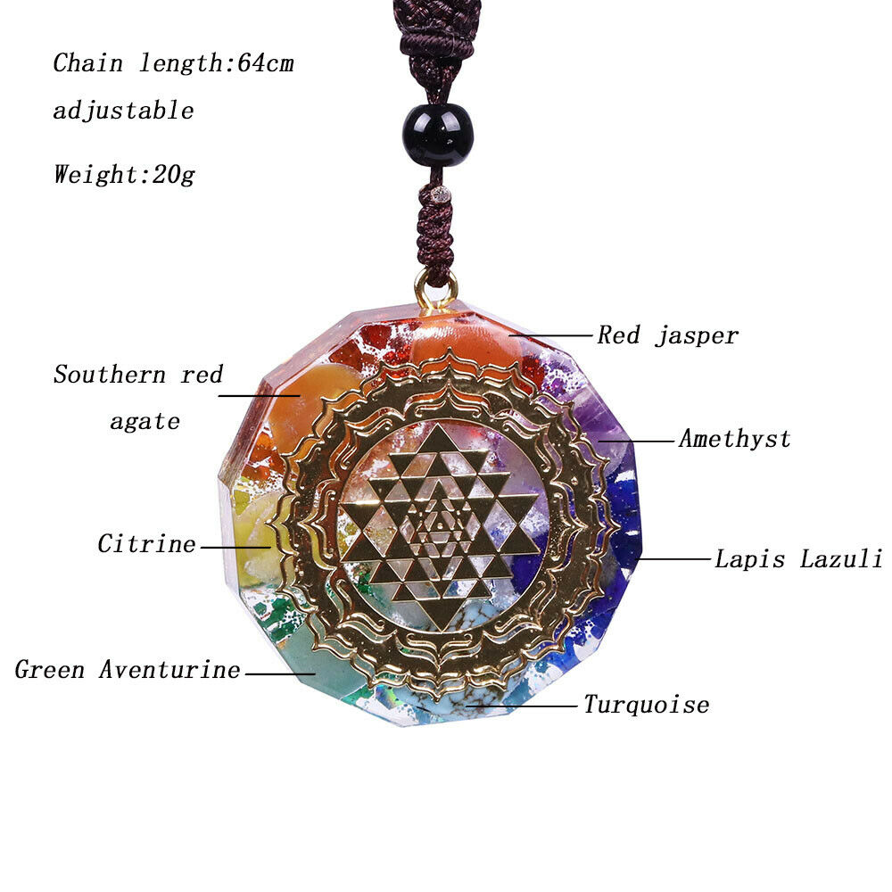 Vòng cổ Năng Lượng Luân Xa Orgonite