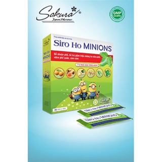 Siro ho Minions dạng gói