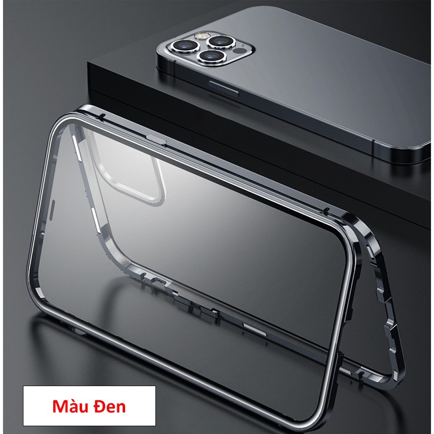 Ốp lưng nam châm cường lực 2 mặt cho iPhone 14 Pro Max 13 Pro Max 13 12 Pro Max 12 11 Pro Max 11 Xs Max Xs 8plus 7plus