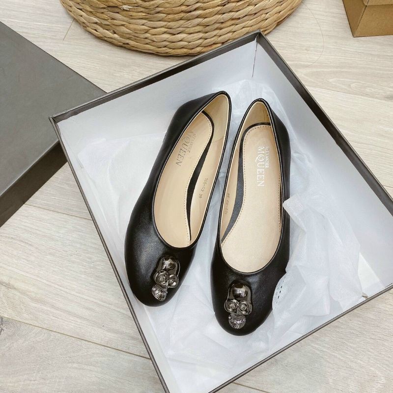 JHGiày Bệt Đầu Lâu Queen Da Mềm Êm Fullbox Cao Cấp