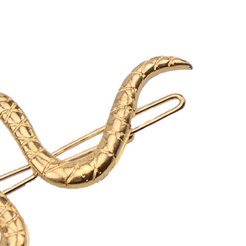 Kẹp Tóc Hình Rắn Bằng Hợp Kim Phong Cách Boho Cho Nữ