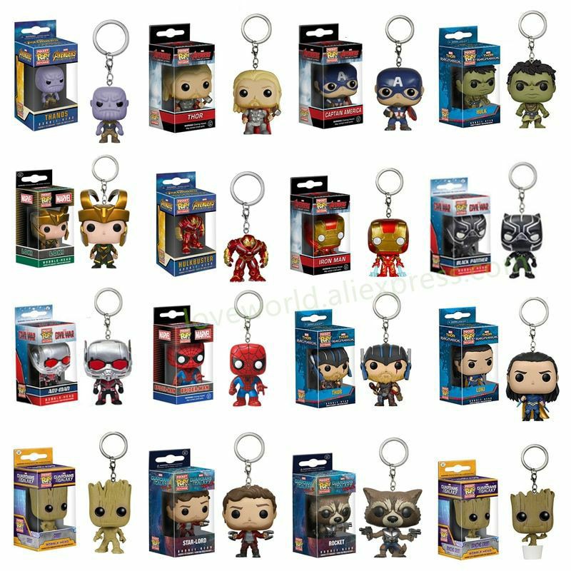 [Siêu rẻ] Móc khóa Marvel, DC Funko Pop cao cấp