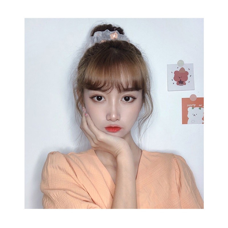 Xiaozhainv Dây buộc tóc thiết kế đơn giản trẻ trung cho nữ