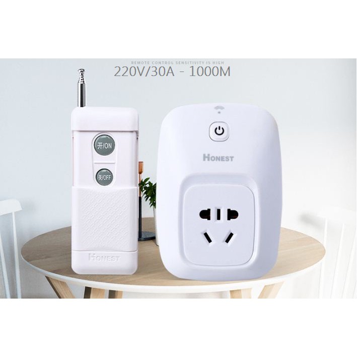 Ổ Cắm Điều Khiển Từ Xa Công Suất Lớn Honest HT-9501  công tắc điều khiển từ xa