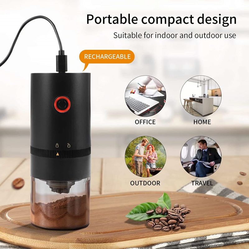 Máy Xay Hạt Cà Phê / Hạt Cà Phê Tự Động Sạc USB Tiện Dụng
