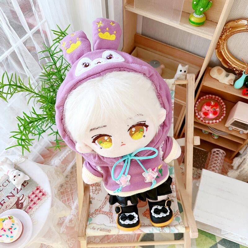 Áo hoodie thú cho doll 20cm